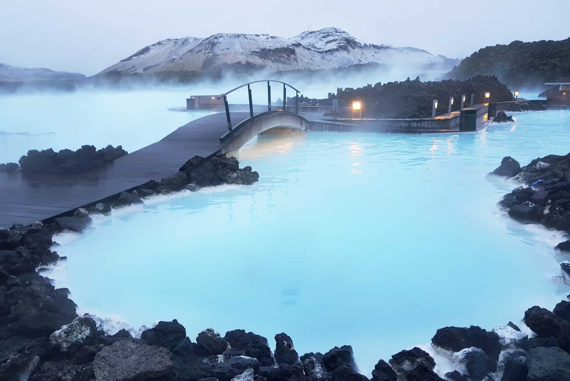 blue lagoon islande vide