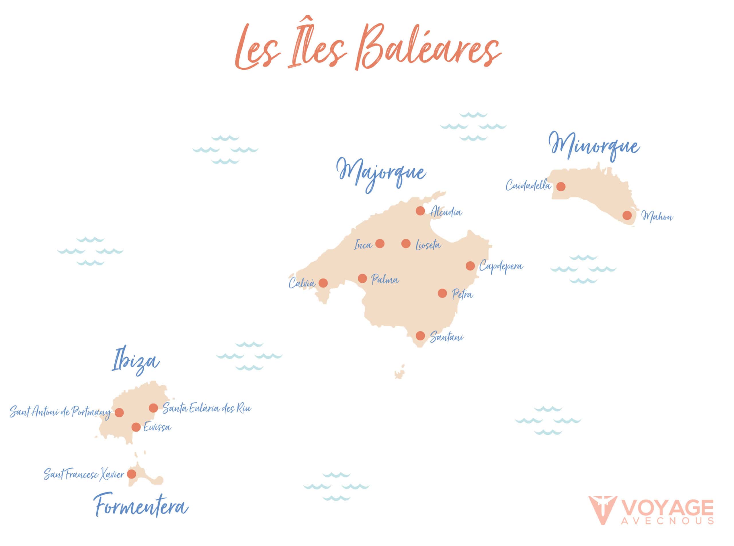 carte iles baleares