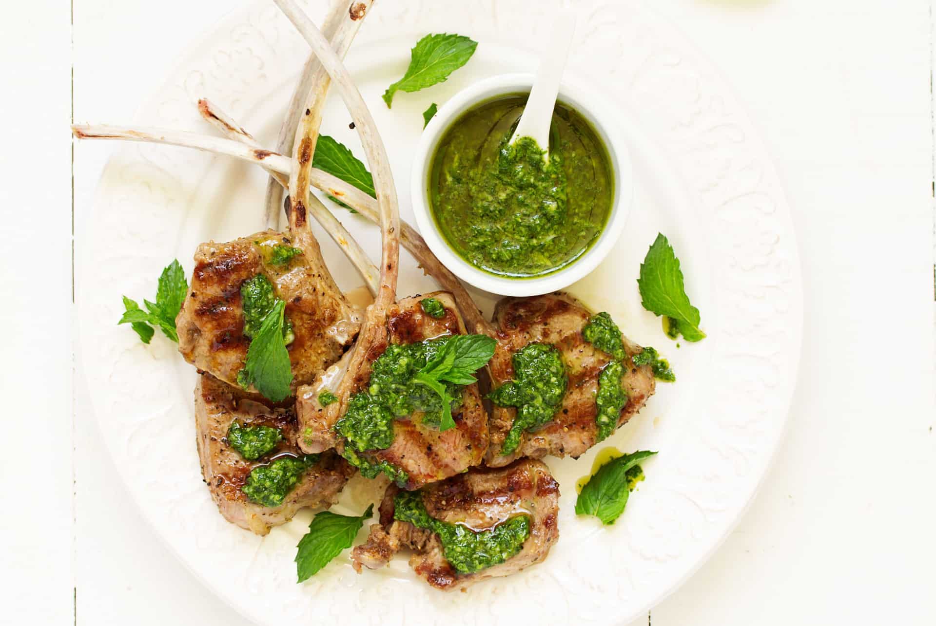 roast lamb mint sauce