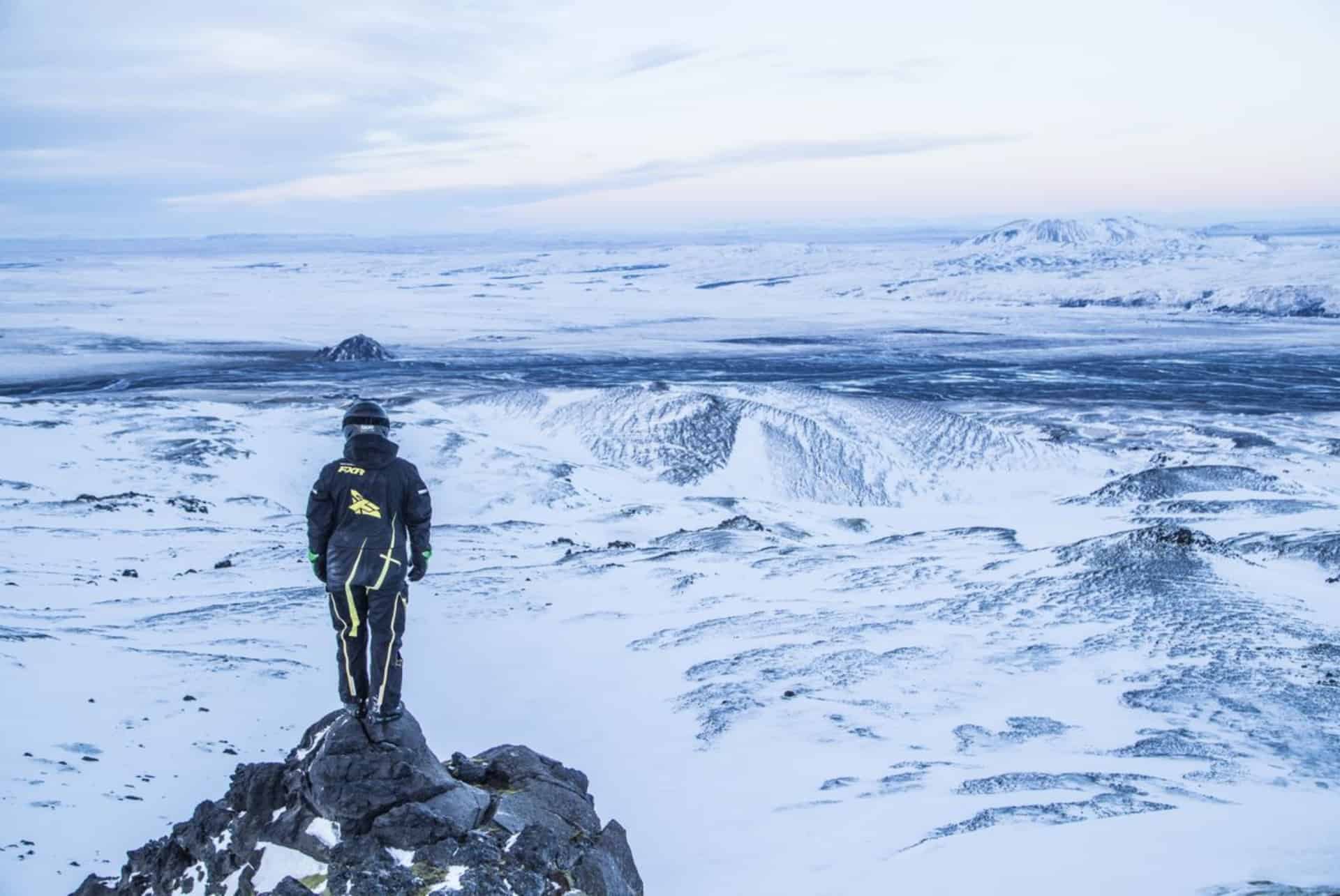 volcans islande snowmobile