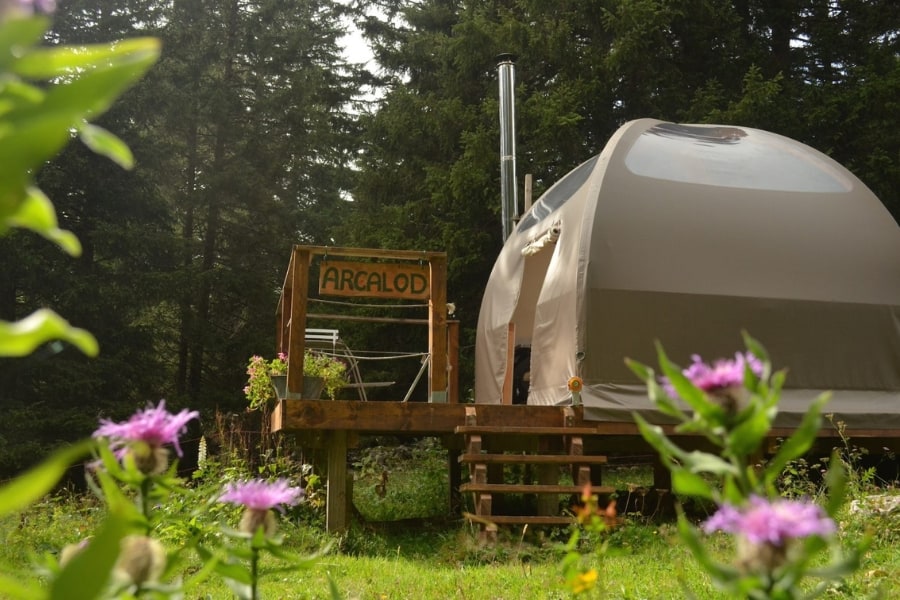 bivouac annecy igloo nuit insolite