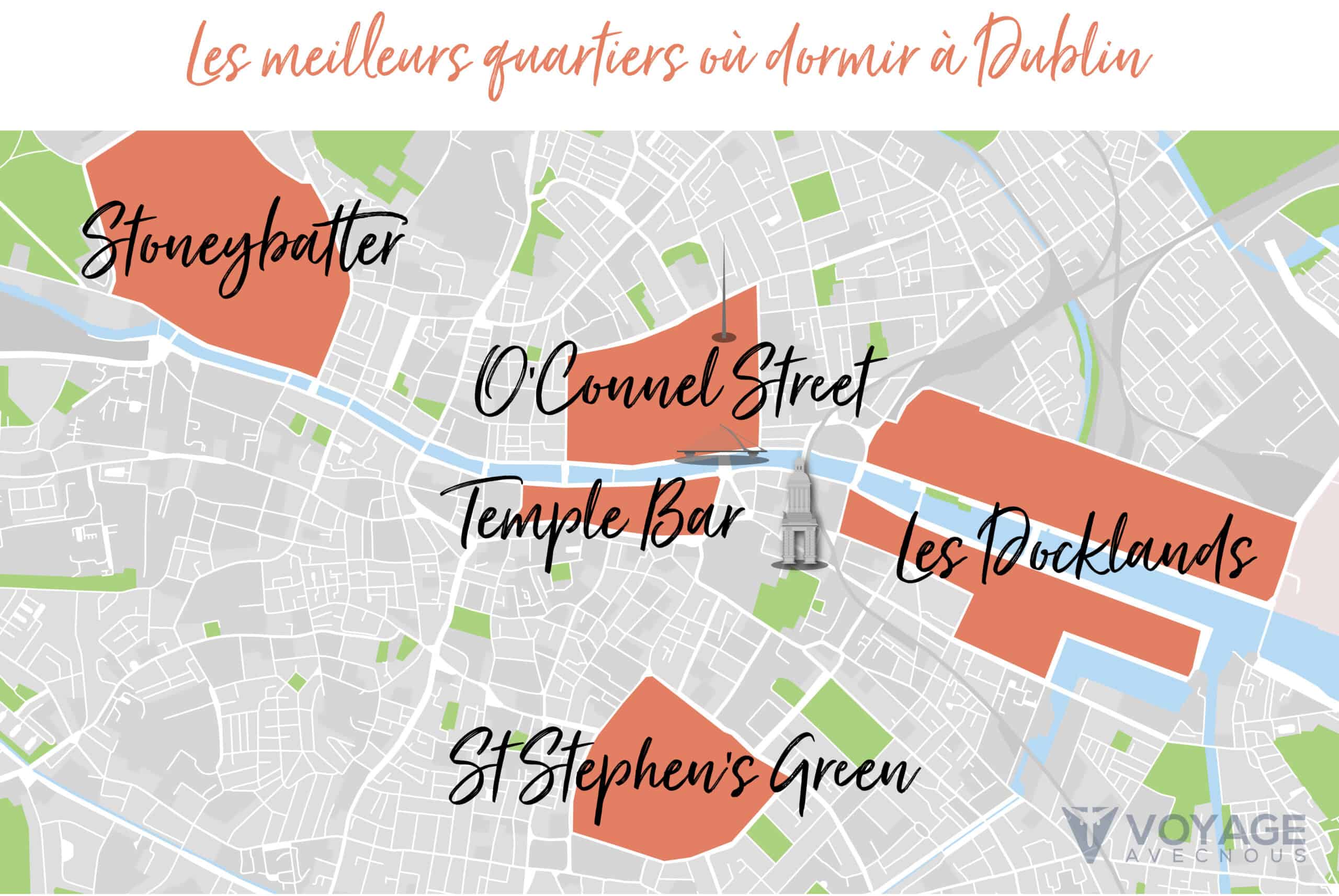 map ou dormir a dublin map ou dormir a dublin