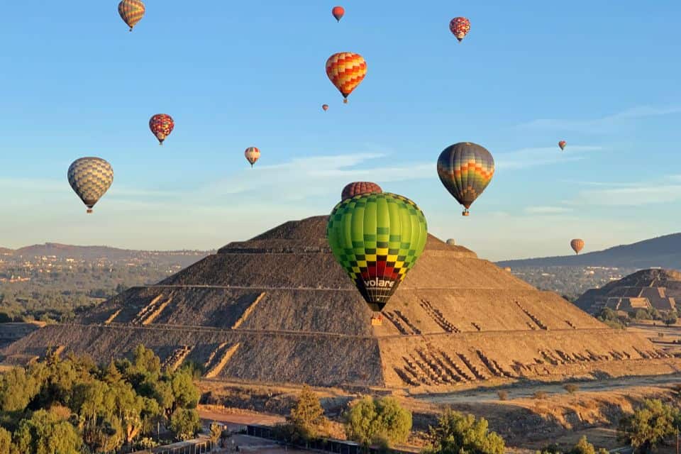 mexico vol montgolfiere