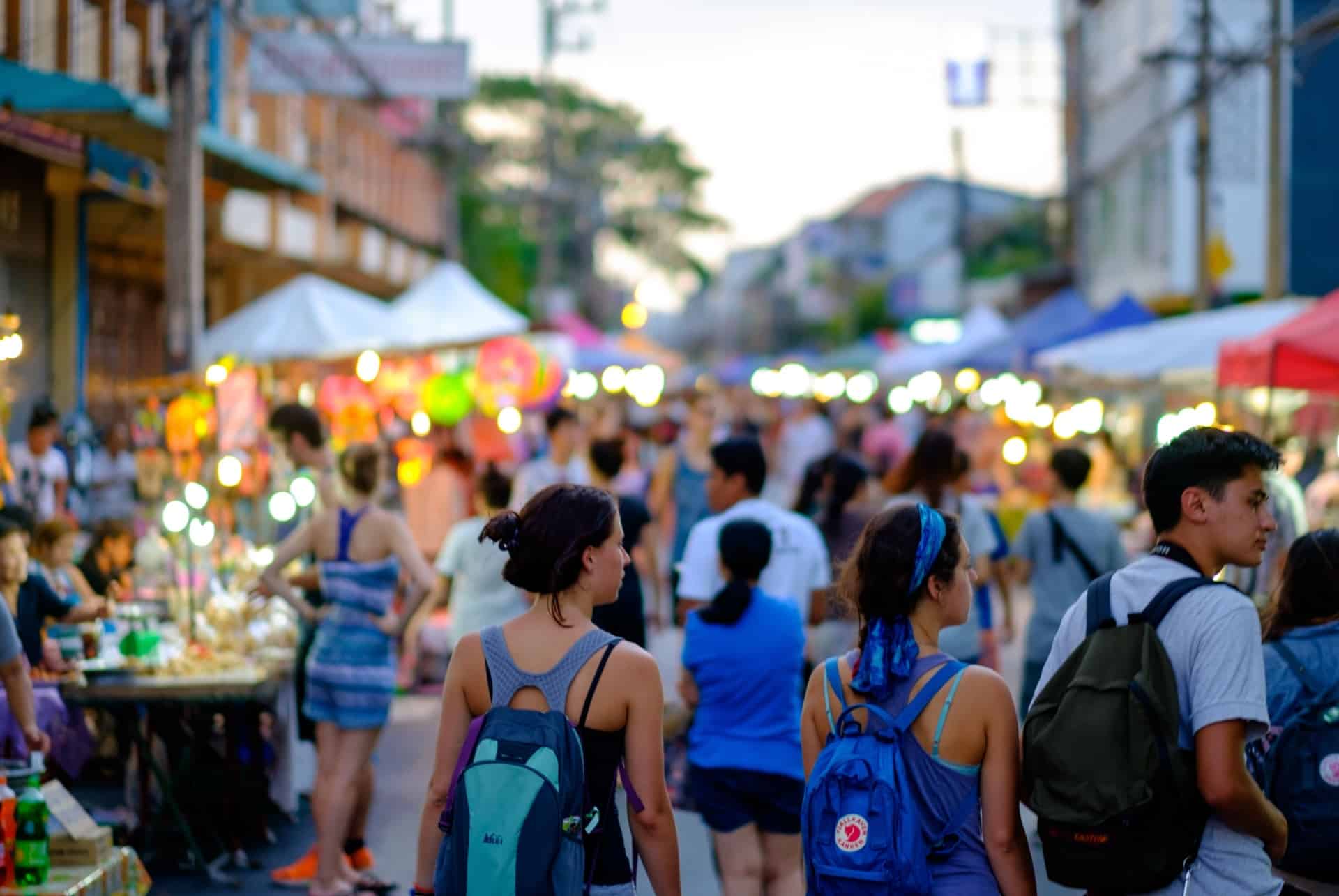 touristes chiang mai