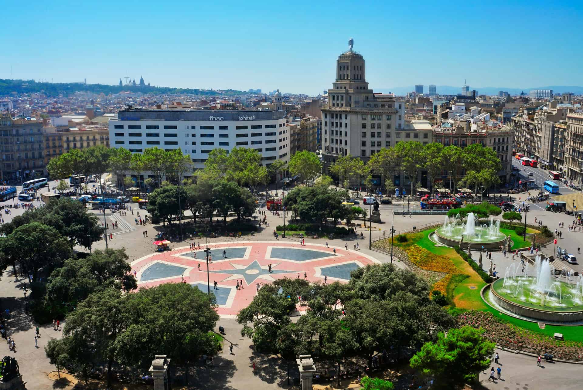 visiter barcelone en 1 jour placa catalunya visiter barcelone en 1 jour placa catalunya