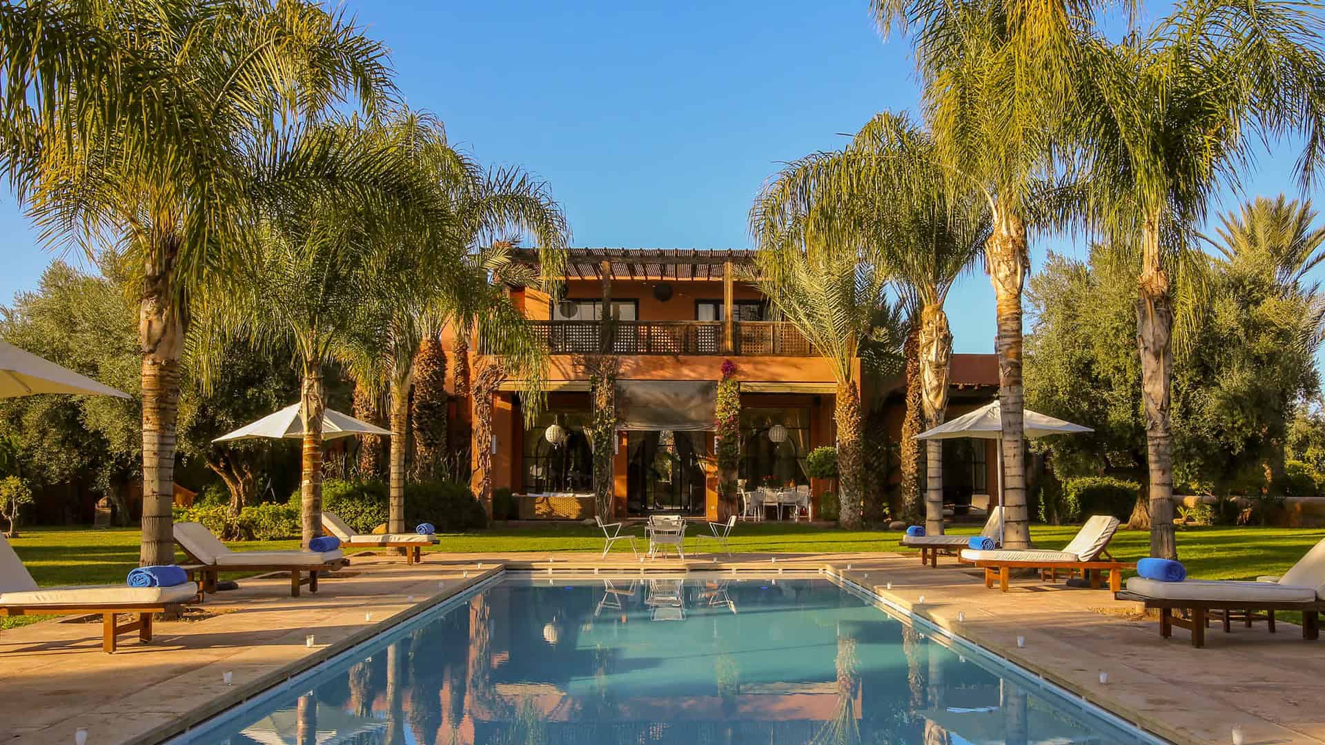 les plus belles villas de marrakech villa des jardins exterieur villa des jardins exterieur
