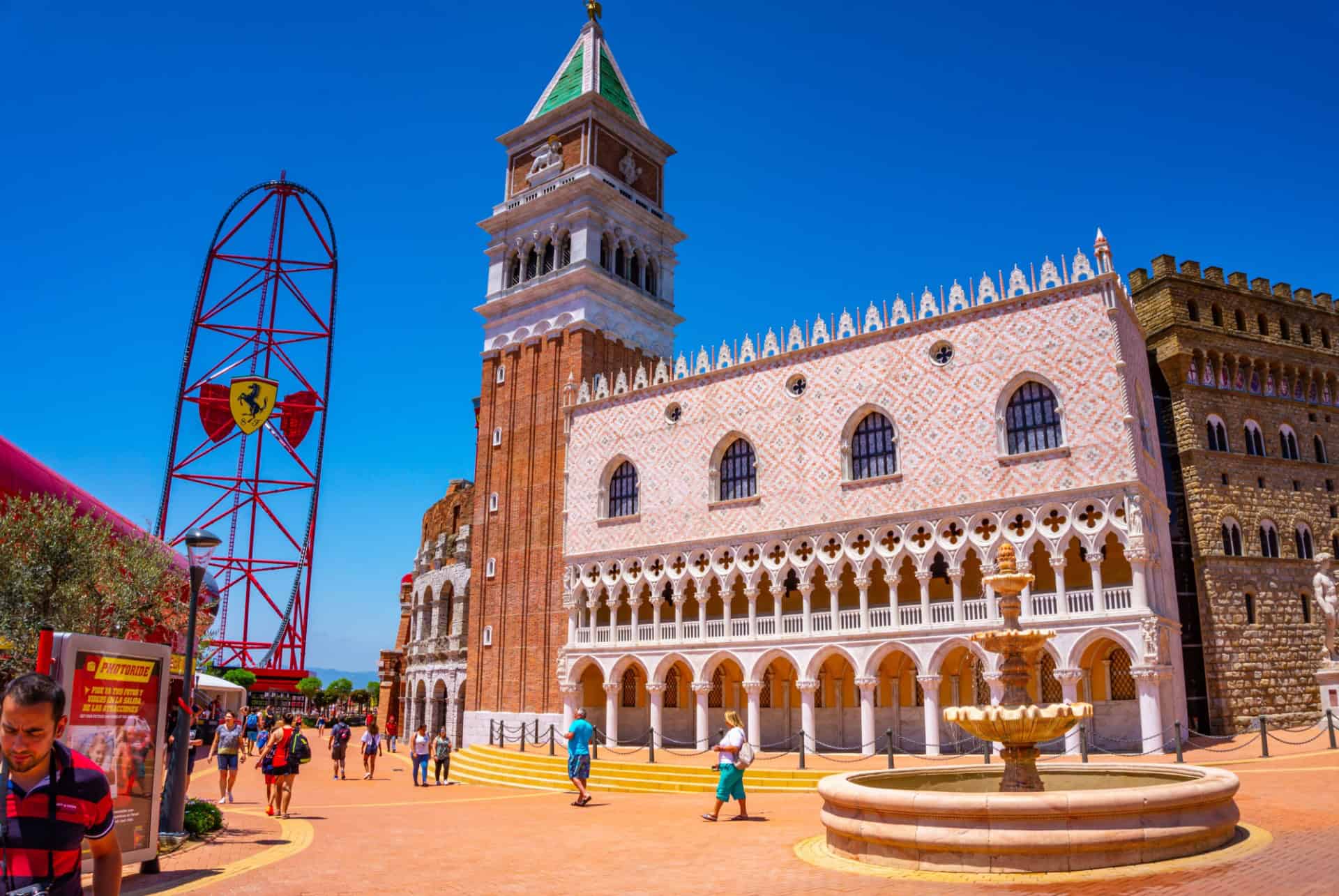 portaventura world ferrari land vue portaventura world ferrari land vue