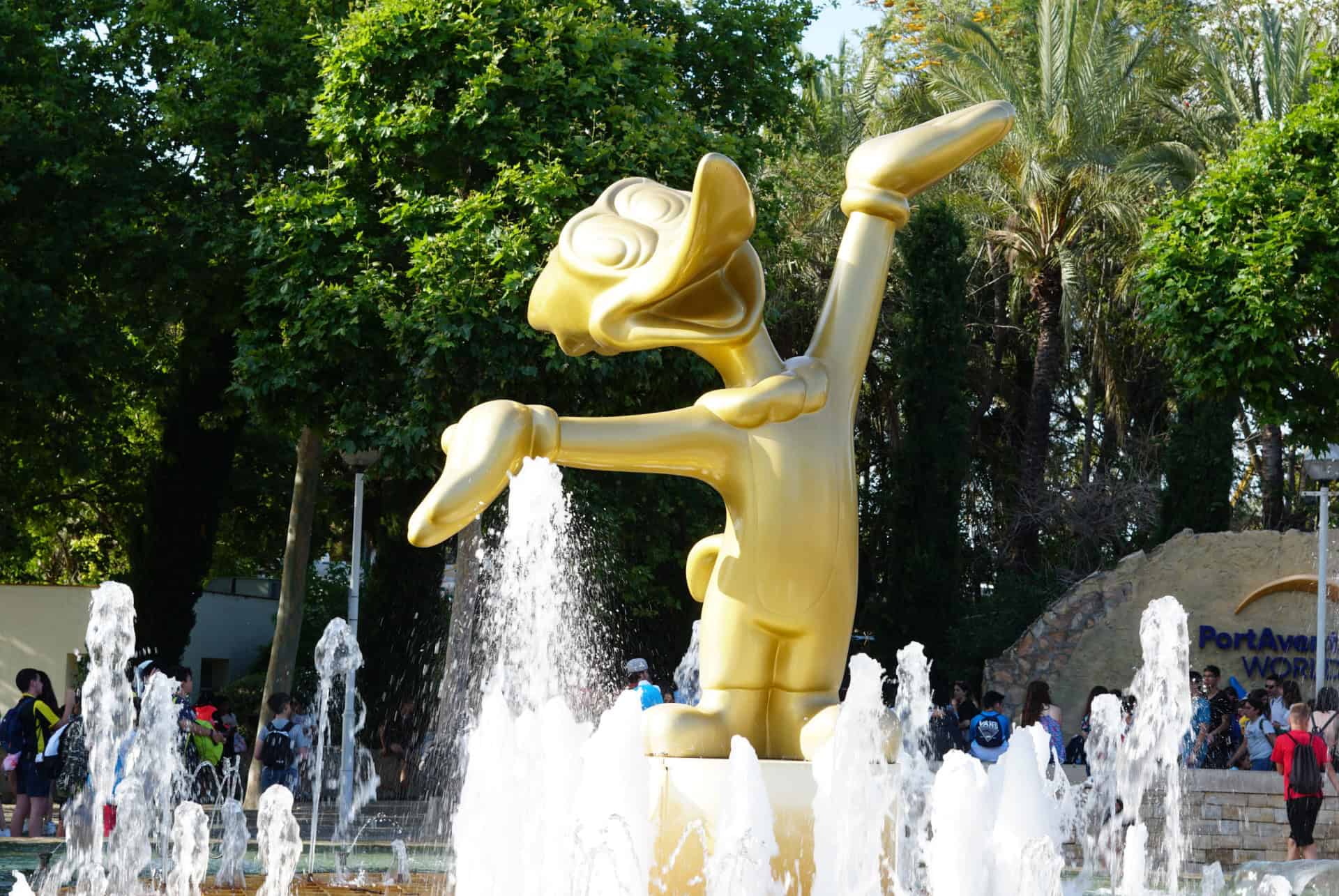 portaventura world statue portaventura world statue