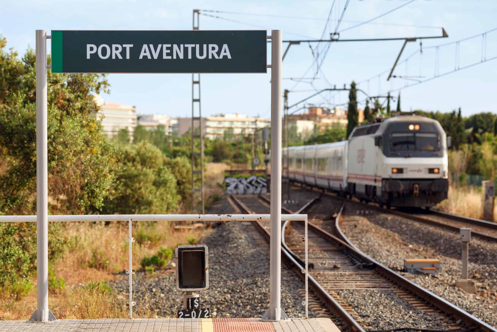 portaventura world train portaventura world train