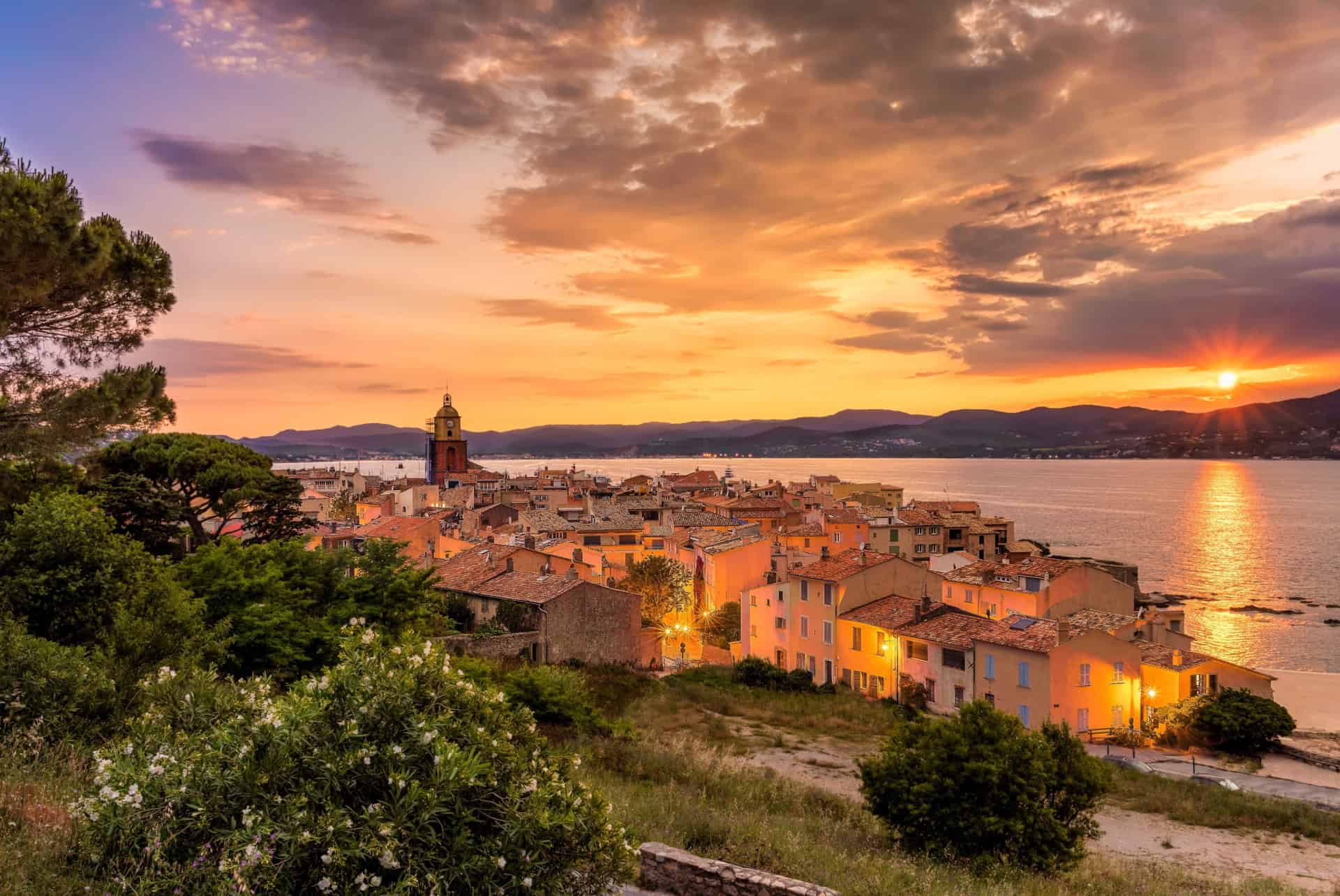 saint tropez coucher soleil saint tropez coucher soleil