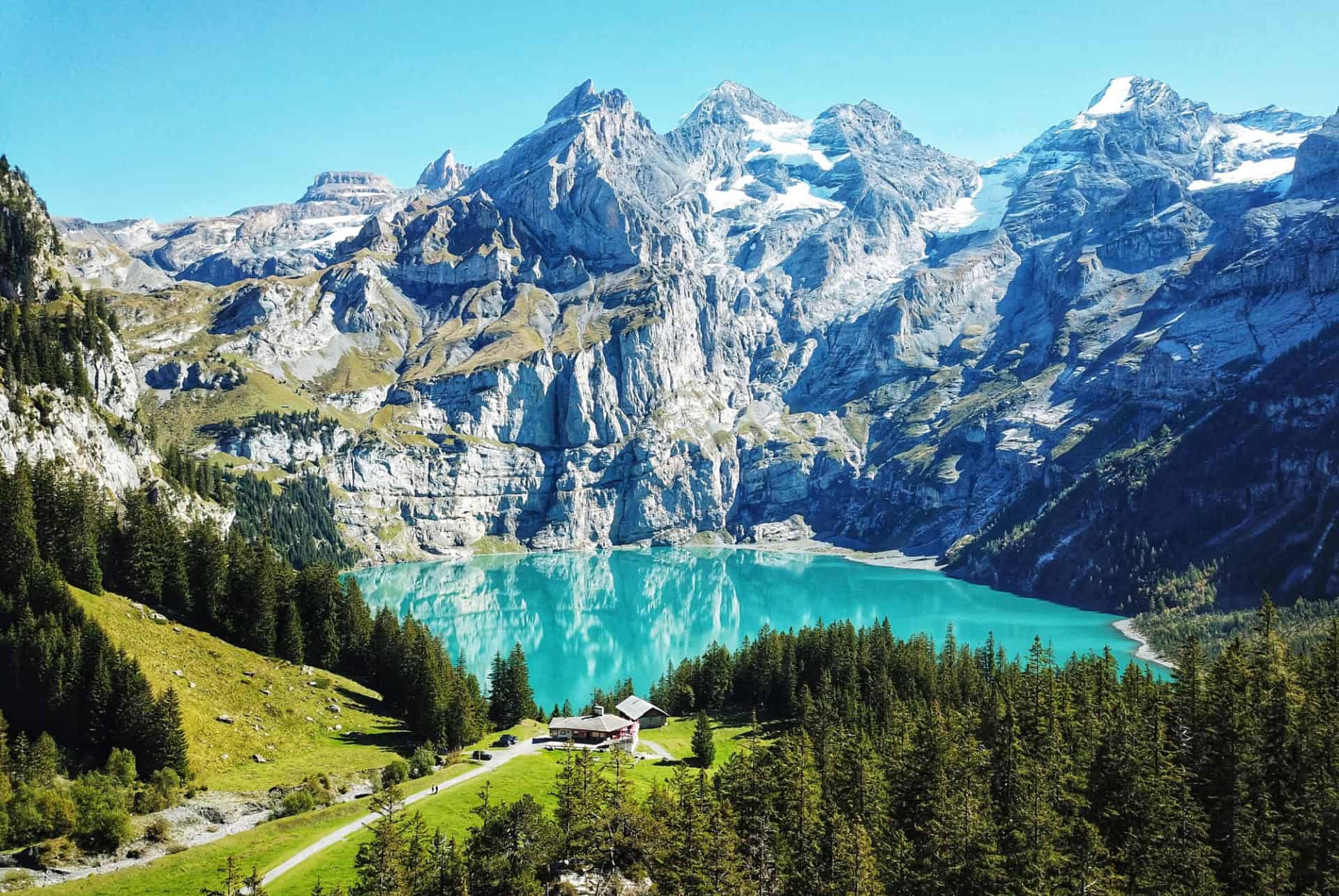 lac oeschinen plus beaux lacs suisse lac oeschinen
