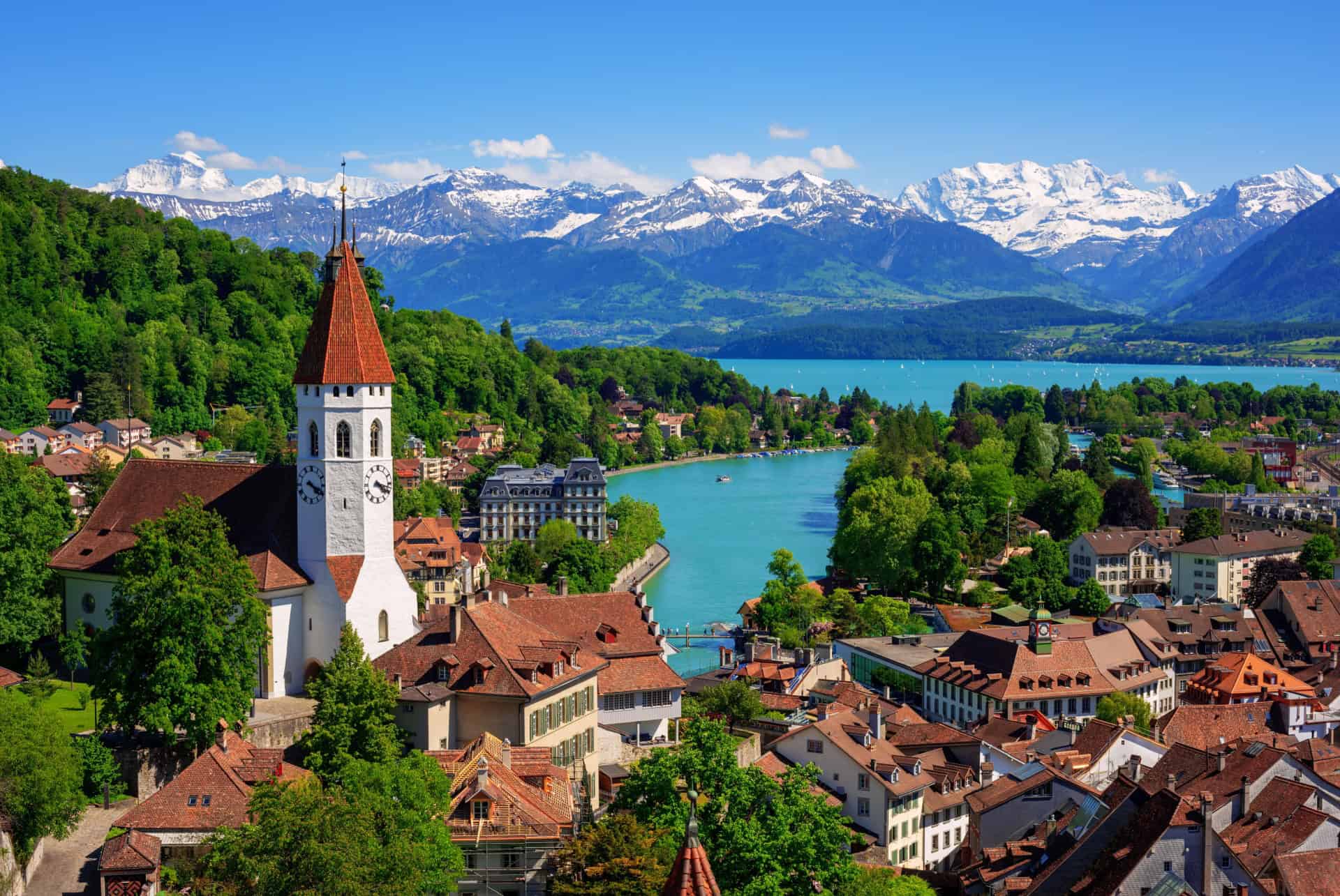 lac de thoune suisse lac de thoune plus beaux lacs suisse