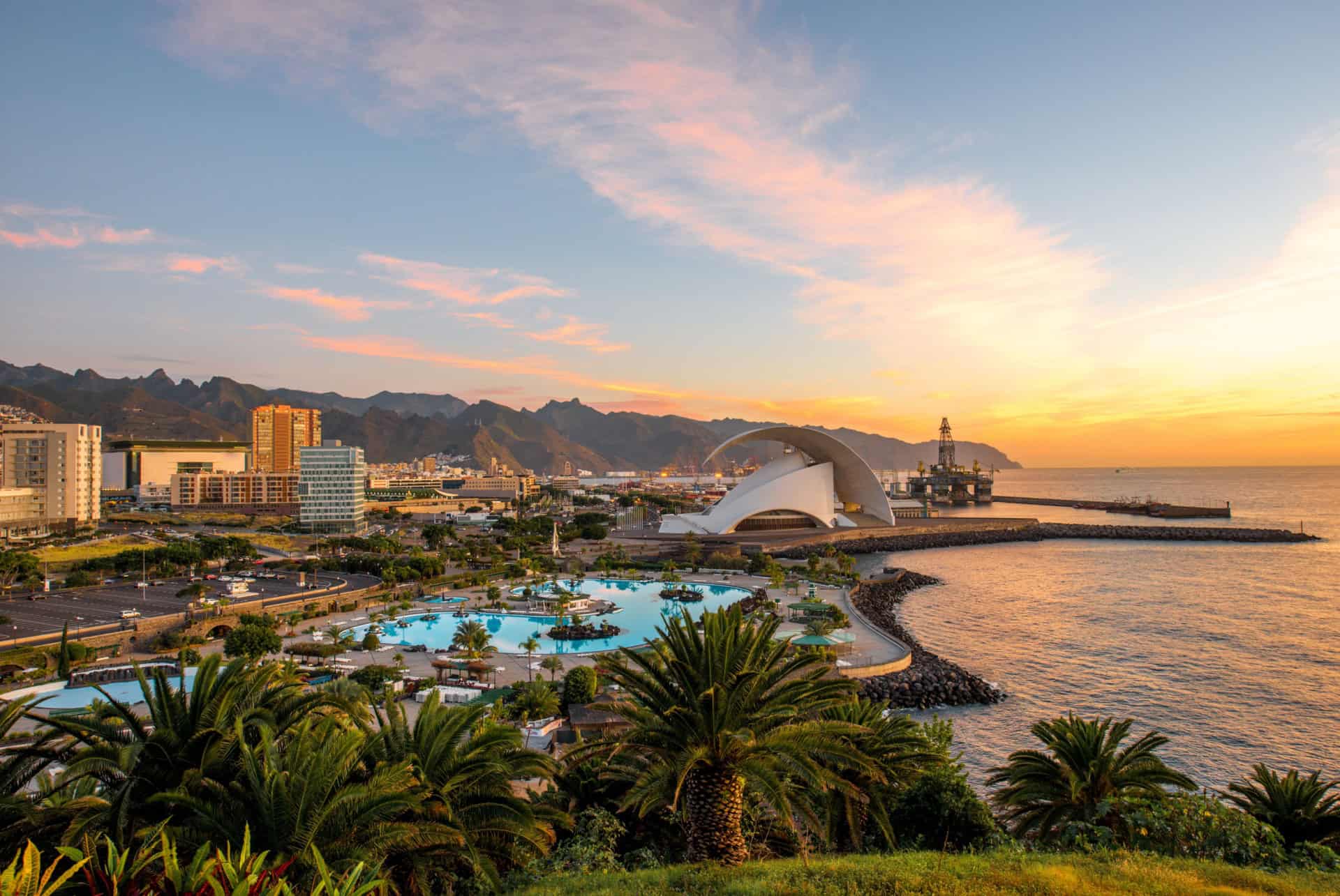 santa cruz de tenerife coucher soleil santa cruz de tenerife coucher soleil