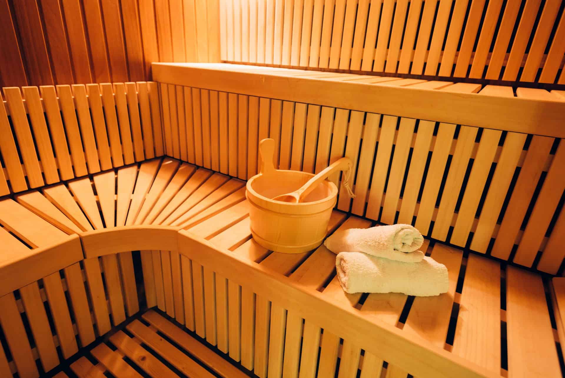sauna en suede