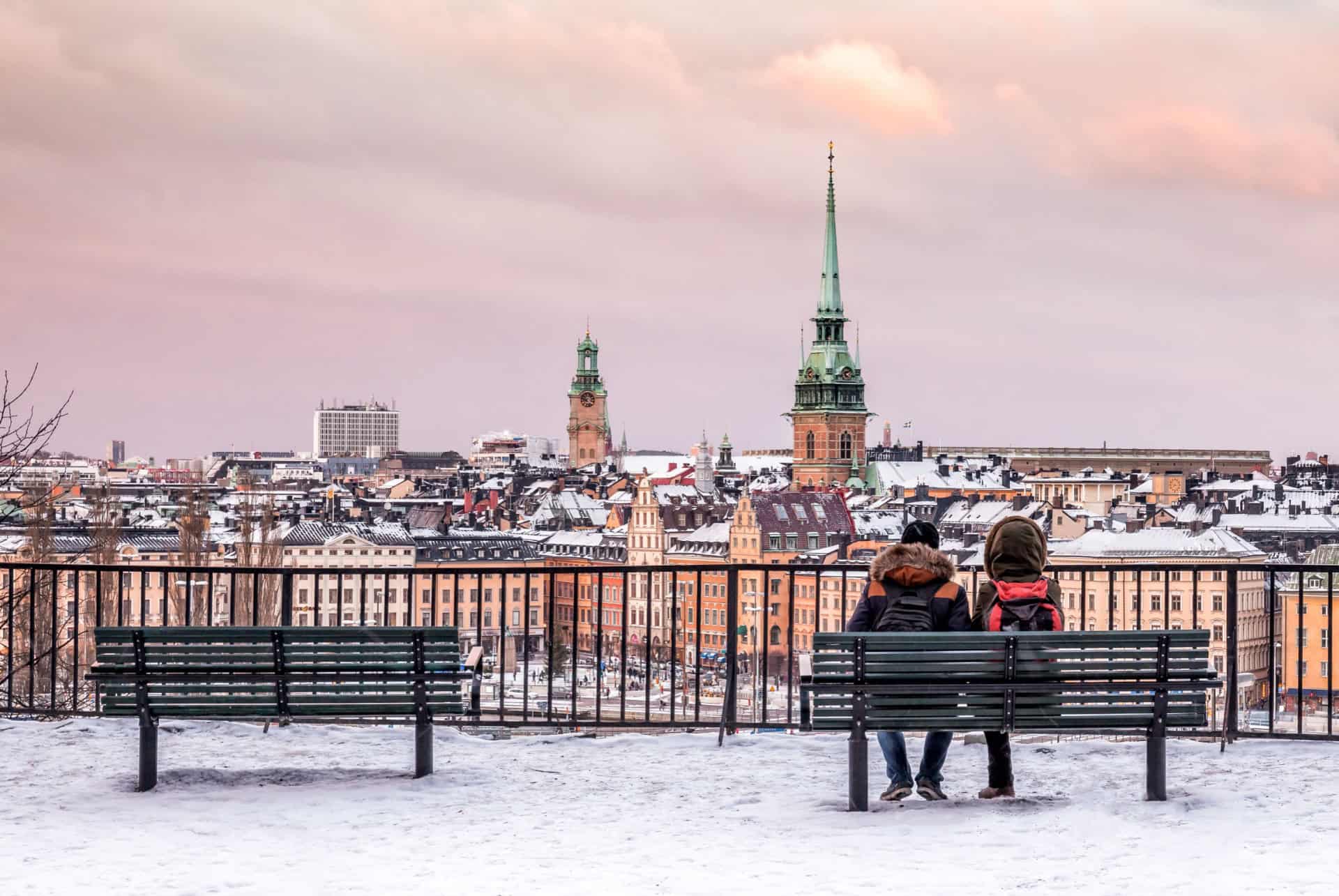 stockholm en fevrier a la st valentin